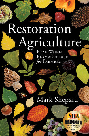 Front cover of the book Restoration Agriculture by Mark Shepard front cover