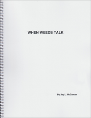 Front cover image of the book When Weeds Talk