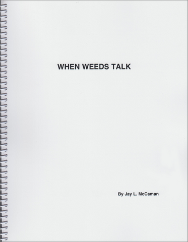 Front cover image of the book When Weeds Talk