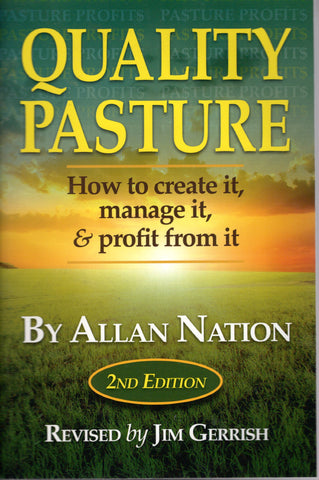 Quality Pasture 2nd edition front cover