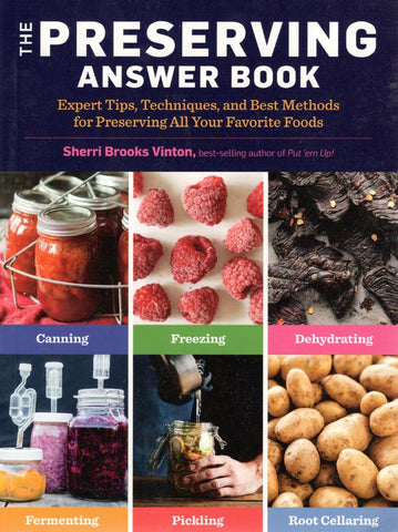 The Preserving Answer Book front cover