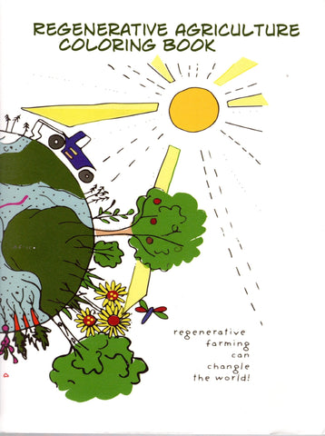 The Regenerative Agriculture Coloring Book front cover