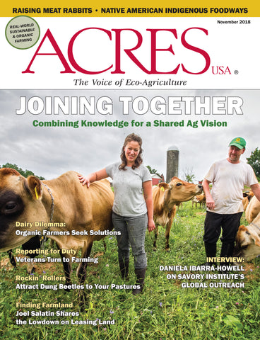 Acres U.S.A. Magazine November 2018 Front Cover