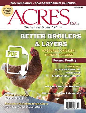 Acres U.S.A. Magazine March 2018
