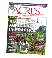Acres USA Magazine May 2016 Front Cover