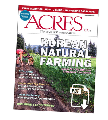 Acres U.S.A. Magazine September 2017 Front Cover